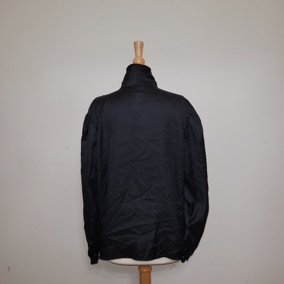 Jet black bow blouse - Picture 5 of 7